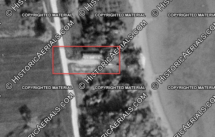 Deckerville Motel - 1955 Aerial (newer photo)